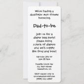  Tall Frosty Draft Beer, Dadchelor Party Kaart (Achterkant)