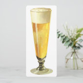  Tall Frosty Draft Beer, Dadchelor Party Kaart (Staand voorkant)