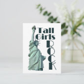 Tall Girls ROCK Briefkaart (Staand voorkant)