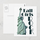 Tall Girls ROCK Briefkaart (Voorkant / Achterkant)