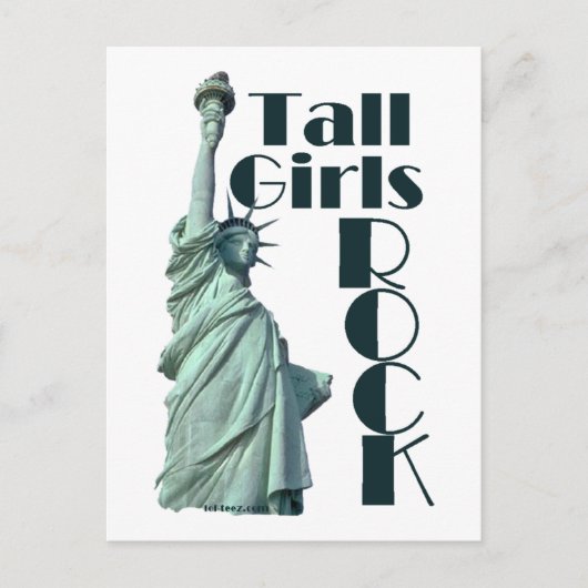 Tall Girls ROCK Briefkaart (Voorkant)