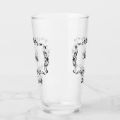 Tall Glass Birthday Gift Personalize Name Text Glas (Links)