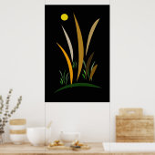 Tall Grass 36 x 24 Poster (Keuken)