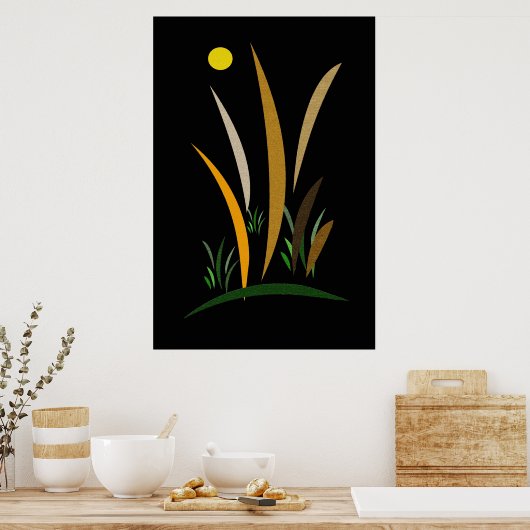 Tall Grass 36 x 24 Poster (Keuken)