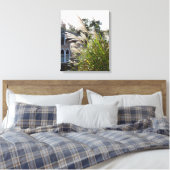 Tall Grasses Arched Windows - Martha's Wineyard Canvas Afdruk (Insitu (Slaapkamer))