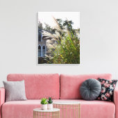 Tall Grasses Arched Windows - Martha's Wineyard Canvas Afdruk (Insitu (Woonkamer))
