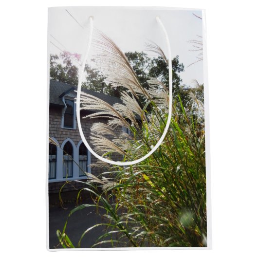 Tall Grasses Arched Windows - Martha's Wineyard Medium Cadeauzakje (Voorkant)