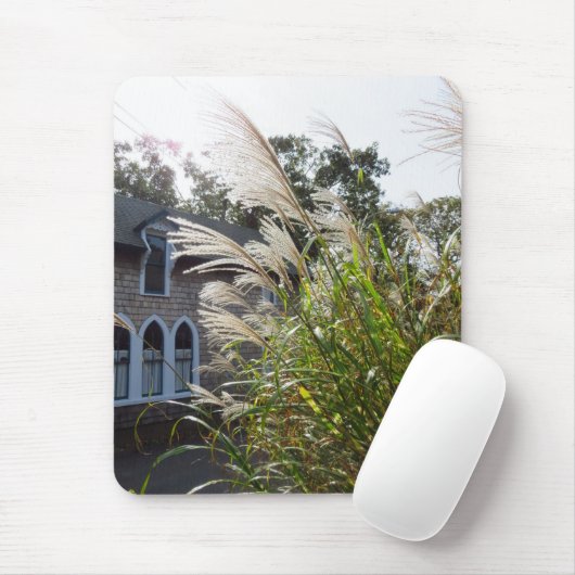 Tall Grasses Arched Windows - Martha's Wineyard Muismat (Met muis)