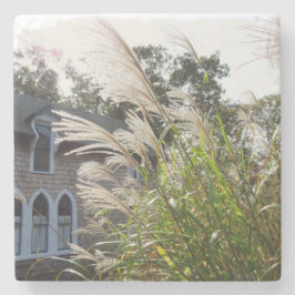 Tall Grasses Arched Windows - Martha's Wineyard Stenen Onderzetter