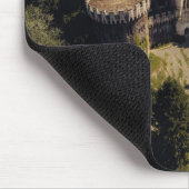 Tall Grey Stone Castle in Green Overgrown Bossen Muismat (Hoek)