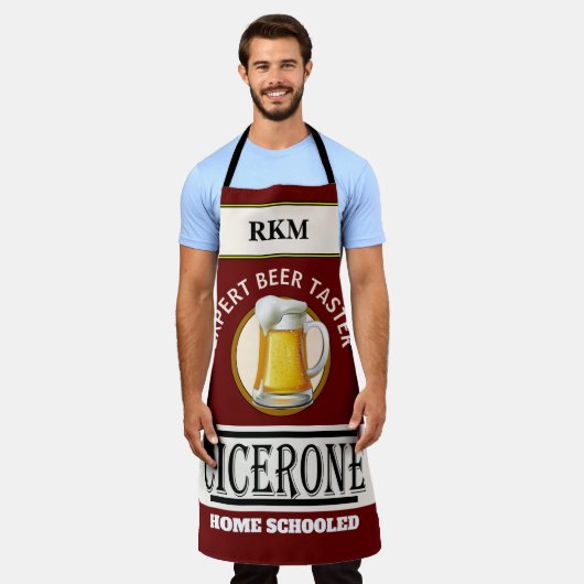 Tall Humor Expert BIERTASTER All-Over Print Schort (Gedragen)