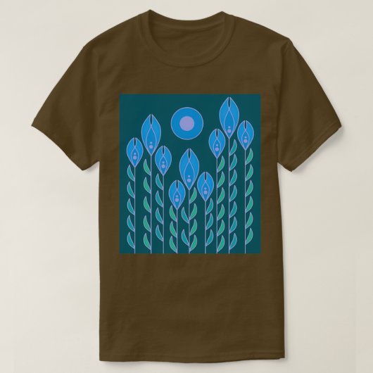Tall IrisBlue T-shirt (Design voorkant)