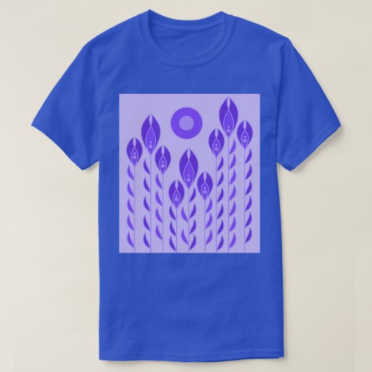 Tall Irise Lavender T-shirt (Design voorkant)