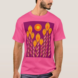 Tall Irises Oranje T-shirt