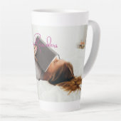 Tall Latte cup voor boekennerds Mok (Rechterhoek)