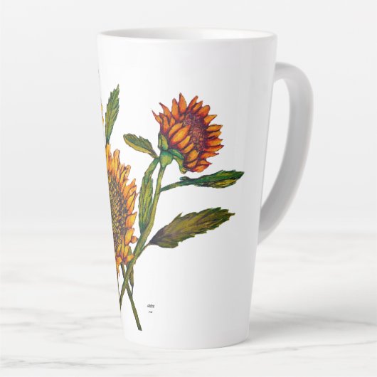 Tall latte mok (Rechterhoek)