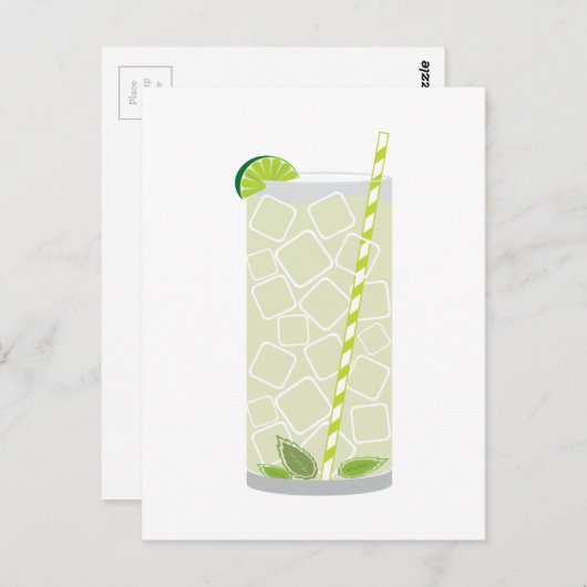 Tall Mojito Briefkaart (Voorkant / Achterkant)