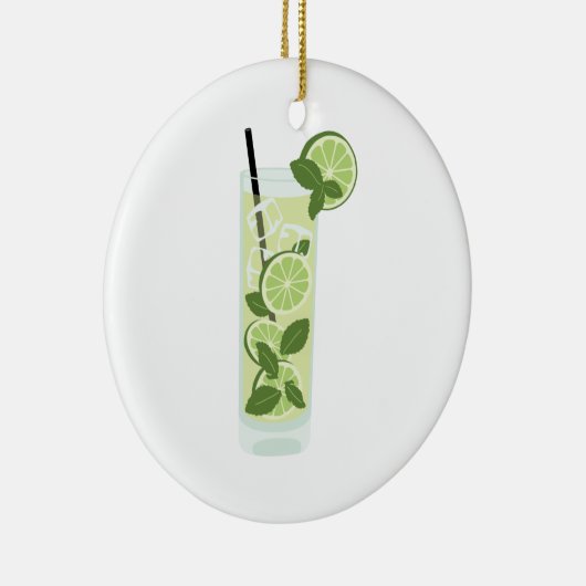 Tall Mojito Keramisch Ornament (Rechts)