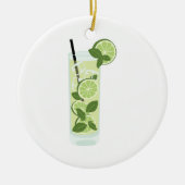 Tall Mojito Keramisch Ornament (Voorkant)