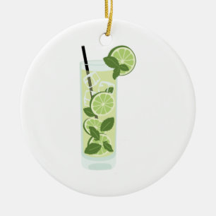 Tall Mojito Keramisch Ornament