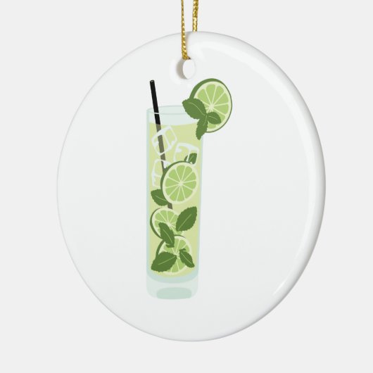 Tall Mojito Keramisch Ornament (Links)