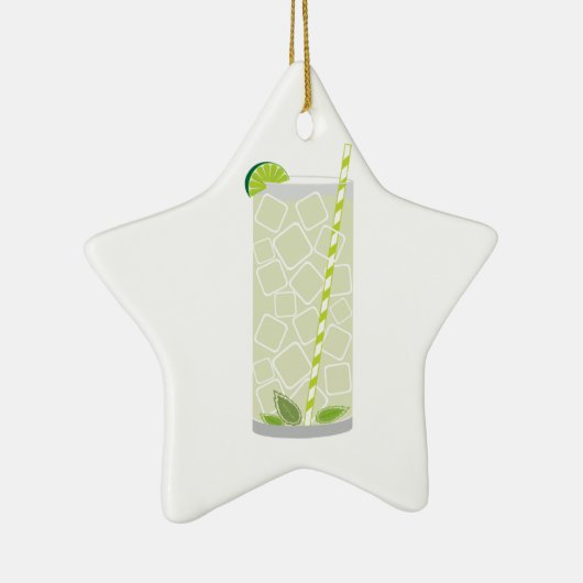 Tall Mojito Keramisch Ornament (Rechts)