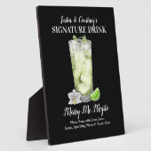 Tall Mojito ・ PERSONALIZE deze Pla van de Drink va Fotoplaat (Zijkant)