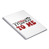 Tall Murder voor mij Notitieboek (Rechterzijde)