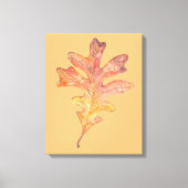 Tall Oak Leaf op canvas (Voorkant)