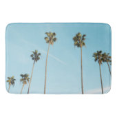 Tall Palm Trees Light Blue Sky Badmat (Voorkant)