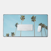 Tall Palm Trees Light Blue Sky Bureaumat (Keyboard & Muis)