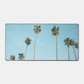 Tall Palm Trees Light Blue Sky Bureaumat (Voorkant)