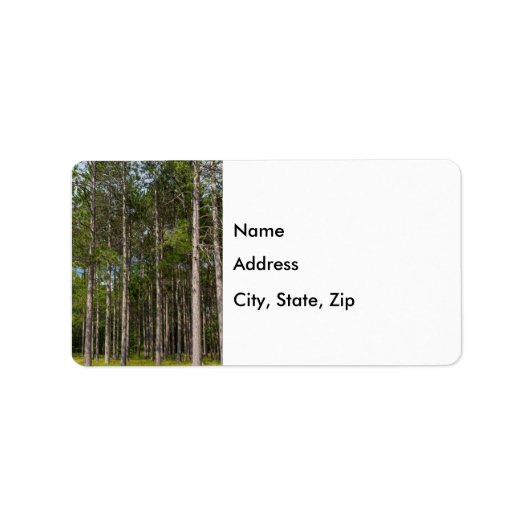 Tall Pines Etiket (Voorkant)