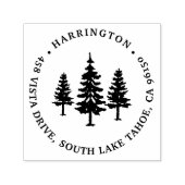 Tall Pines | Retouradres Zelfinktende Stempel (Design)