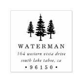 Tall Pines Return-adres Zelfinktende Stempel (Design)