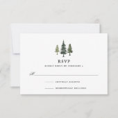 Tall Pines RSVP-kaart RSVP Kaartje (Voorkant)