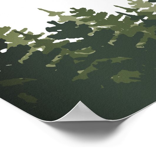 Tall Pines Weddenschap Poster (Hoek)