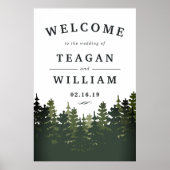 Tall Pines Weddenschap Welkom Poster (Voorkant)