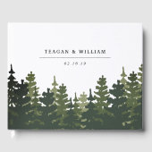 Tall Pines Wedding Gastenboek (Voorkant)