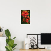 Tall Poppies Art Poster/Afdruk Poster (Thuiskantoor)