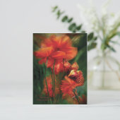 Tall Poppies Briefkaart (Staand voorkant)