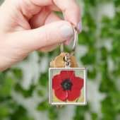 Tall Red Poppy II Sleutelhanger (Hand)