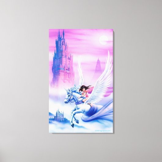 Tall rekte canvas princess Unicorn (Voorkant)
