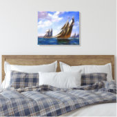Tall Sailing Ships Art Wrapped Canvas (Insitu (Slaapkamer))