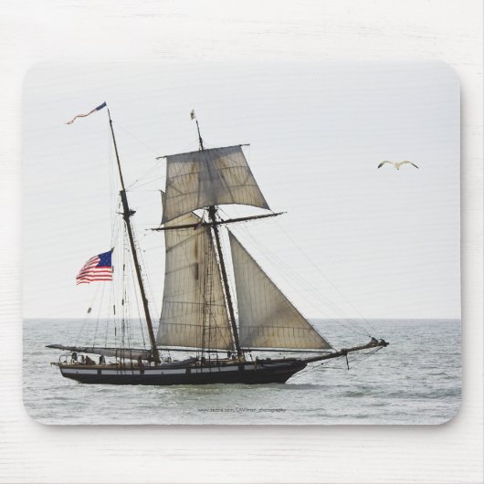 Tall-schip mousepad muismat (Voorkant)