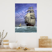Tall Ship and Ketch Poster (Keuken)