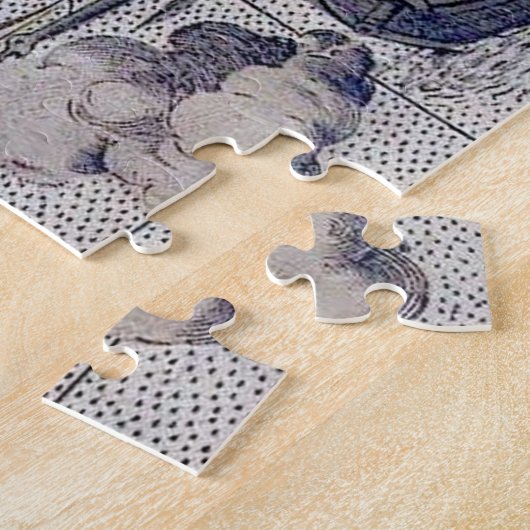 Tall Ship and Map of Pacific Ocean Legpuzzel (Zijkant)