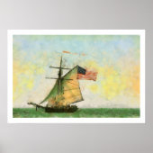Tall Ship Artwork Poster (Voorkant)