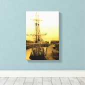 Tall Ship Canvas Afdruk (Insitu (Houten vloer))