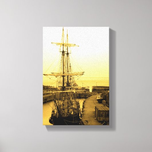 Tall Ship Canvas Afdruk (Voorkant)